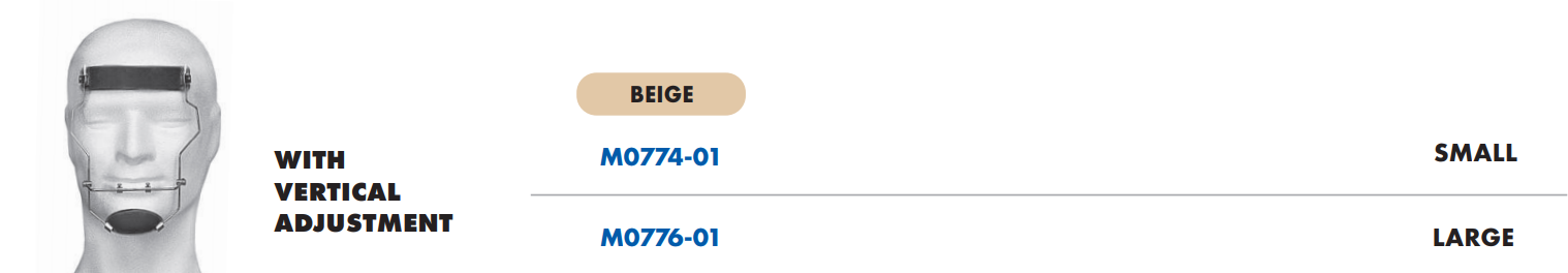 Leone Face Mask with Vertical Adjustment | DentaCarts | Dental Cart