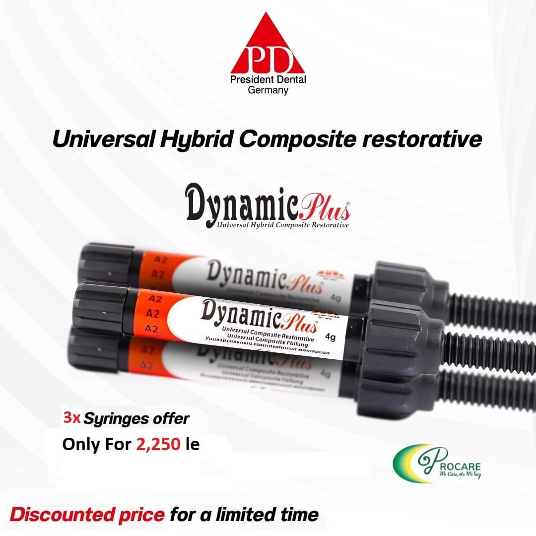 Buy 3 Syringes Dynamic Plus Composite 4g Offer | DentaCarts | Dental Cart