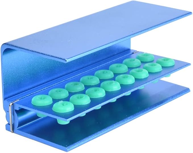 Bur Holder Metal with Rubber 16 Holes | DentaCarts | Dental Cart