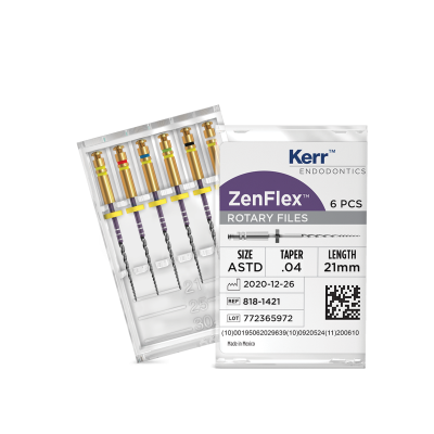 ZENFLEX ROTARY NITI FILE REFILL PACK EU/ROW | DentaCarts | Dental Cart