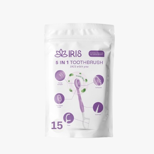 فرش اسنان 5*1 عدد 15 حبات | DentaCarts | Dental Cart