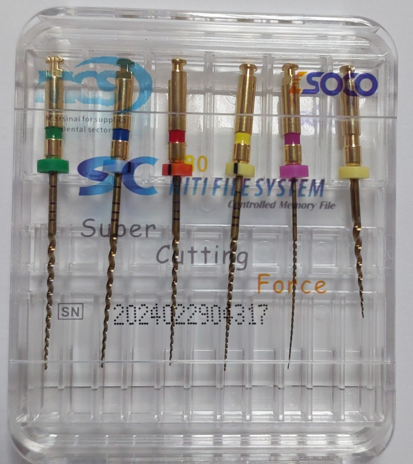 COXO SOCO SC-PRO Rotary Files (6pcs) | DentaCarts | Dental Cart