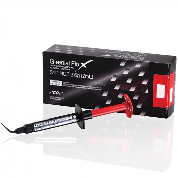 GC G-ænial Flo X, Syringe 1 x 2ml (3.6g), | DentaCarts | Dental Cart