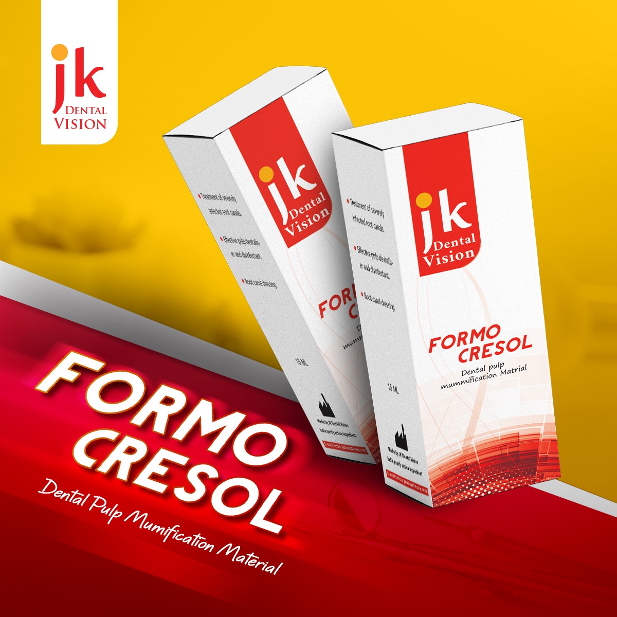 JK Dental Formocresol | DentaCarts | Dental Cart