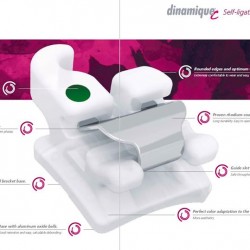 Dentaurum Dinamique  Ceramic bracket self-ligating 0.22 mini | DentaCarts | Dental Cart