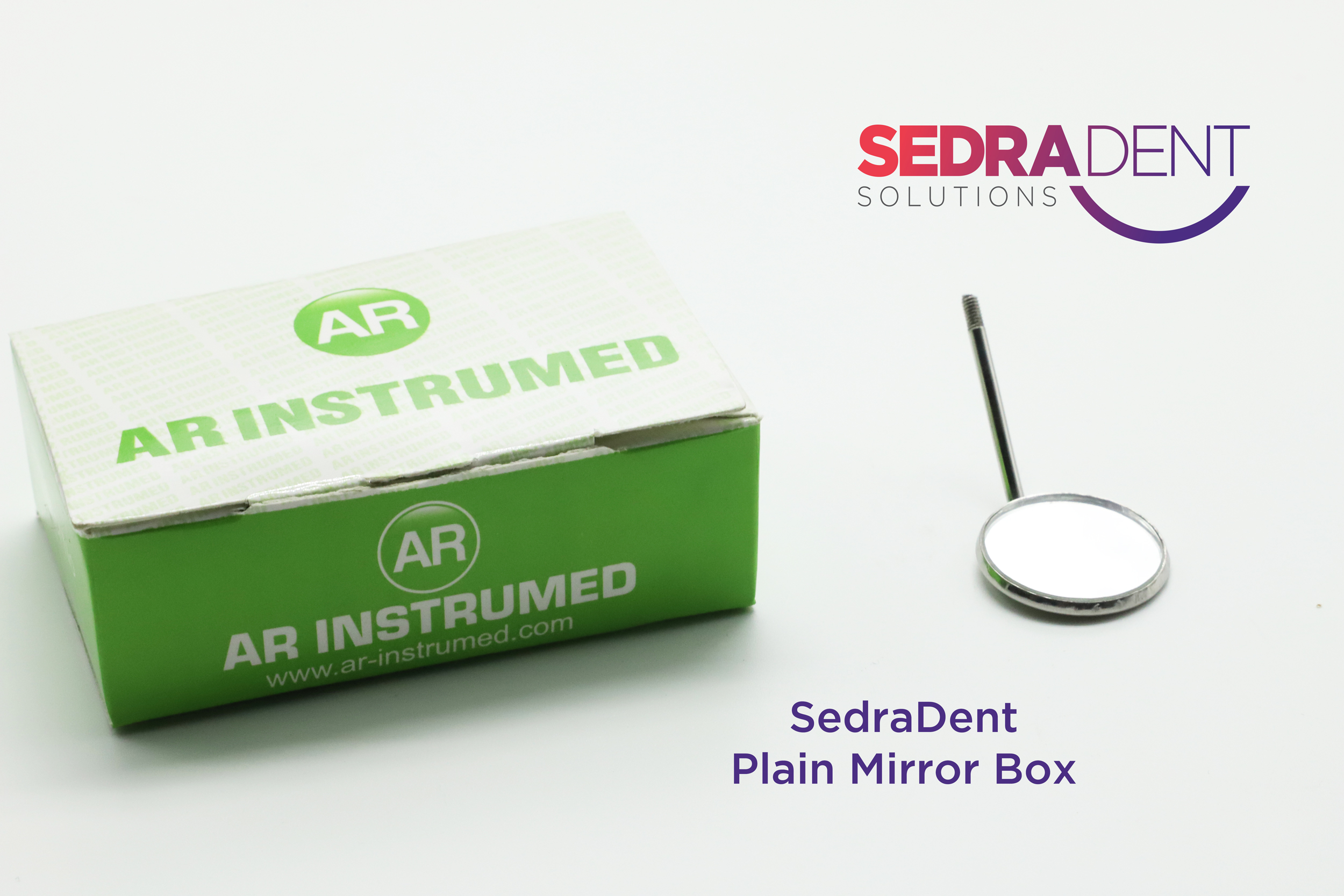 AR Instrumed Plain Mirror Box Of 10 | DentaCarts | Dental Cart