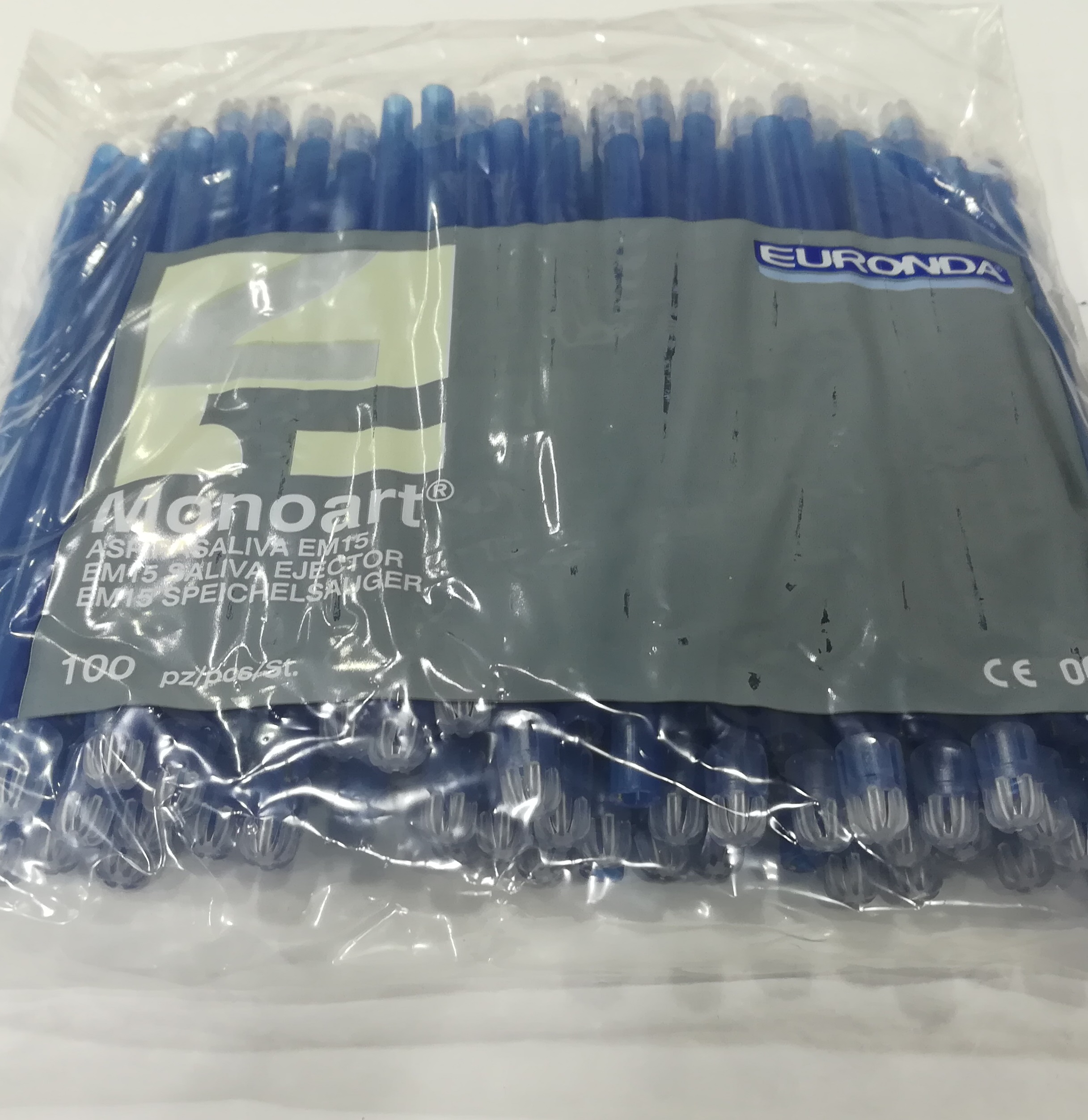 Euronda Saliva Ejector Bag/100 | DentaCarts | Dental Cart