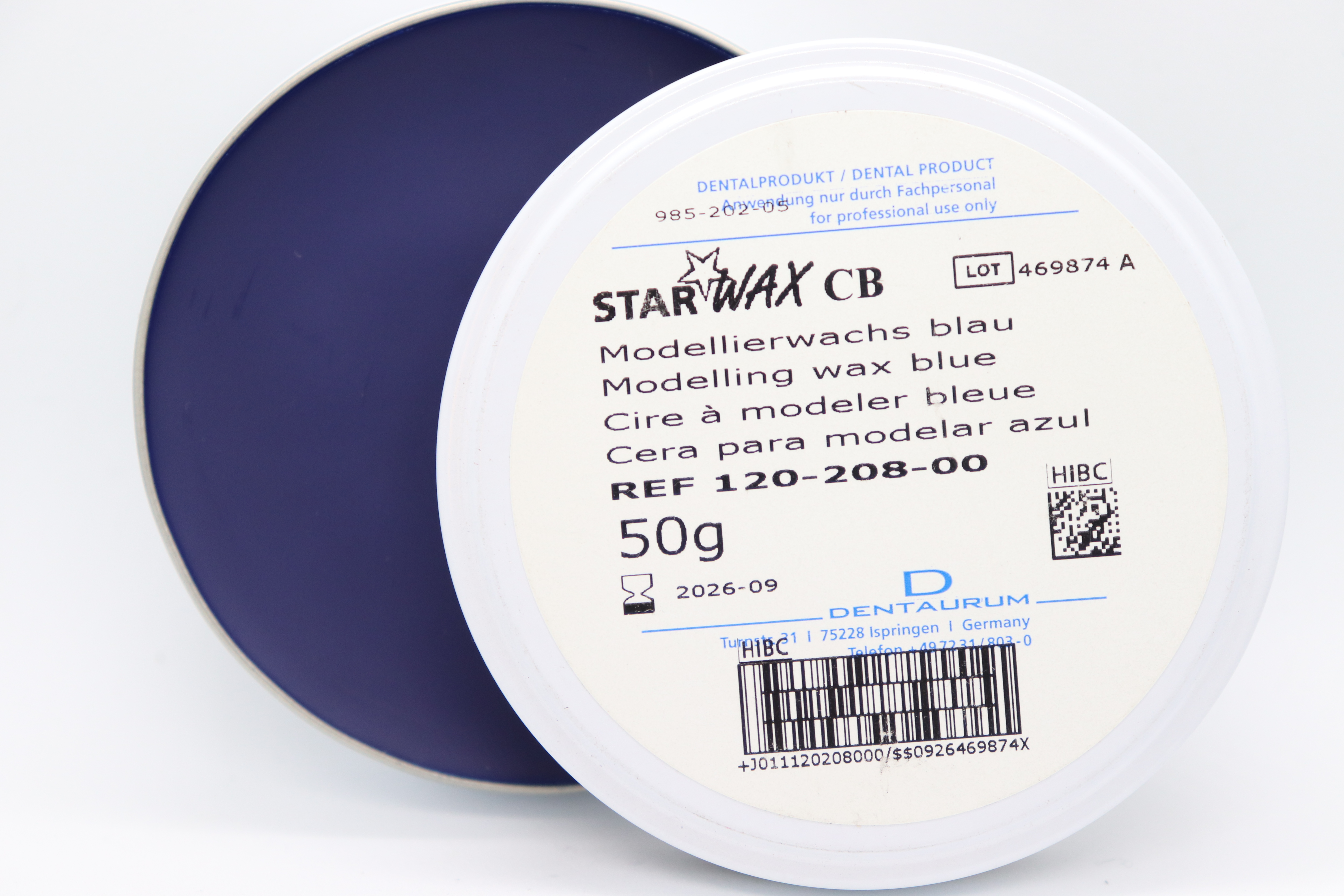 Dentaurum Milling Wax Blue | DentaCarts | Dental Cart