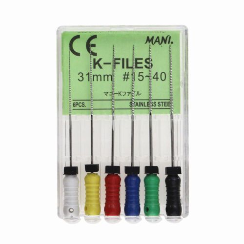 Mani Manual K-Files | DentaCarts | Dental Cart