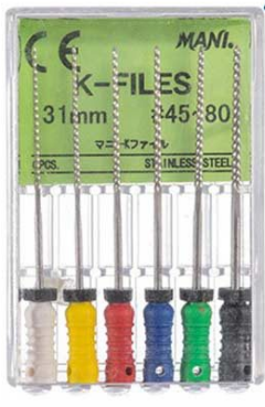 Mani Manual K-Files | DentaCarts | Dental Cart