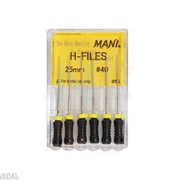 MANI MANUAL H-FILES | DentaCarts | Dental Cart
