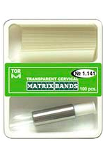 TOR VM TRANSPARENT CERVICAL MATRIX BANDS | DentaCarts | Dental Cart