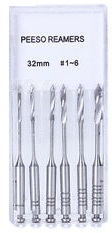 MANI Peeso Reamers Drills (6pcs) | DentaCarts | Dental Cart