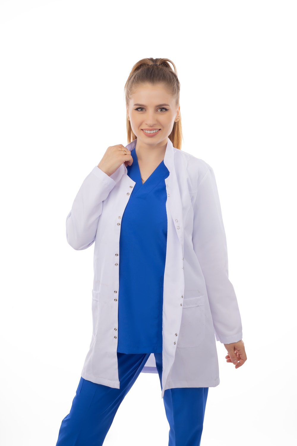 Verdi Lab Coat Female (Apex) | DentaCarts | Dental Cart
