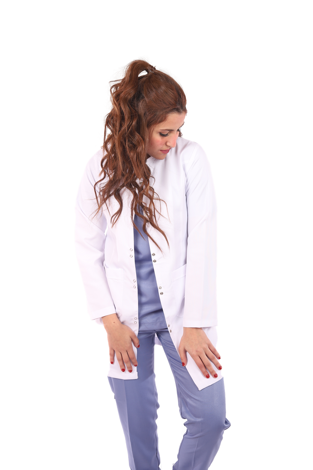 Verdi Lab Coat Female (Apex) | DentaCarts | Dental Cart