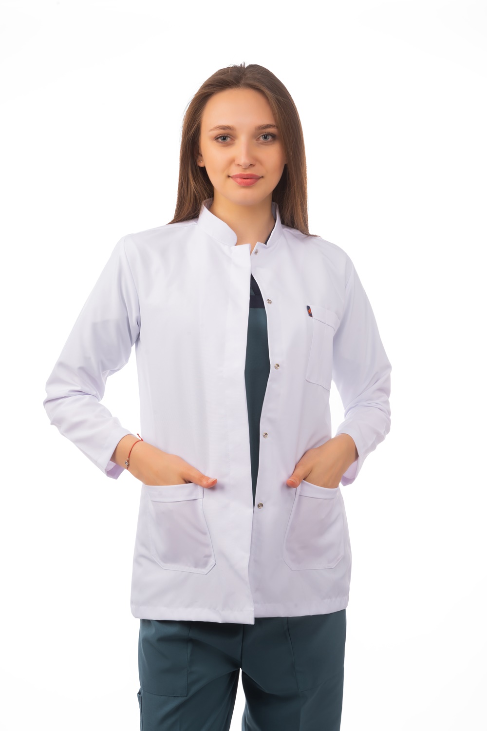 Royal Short Lab Coat Female (Apex) | DentaCarts | Dental Cart