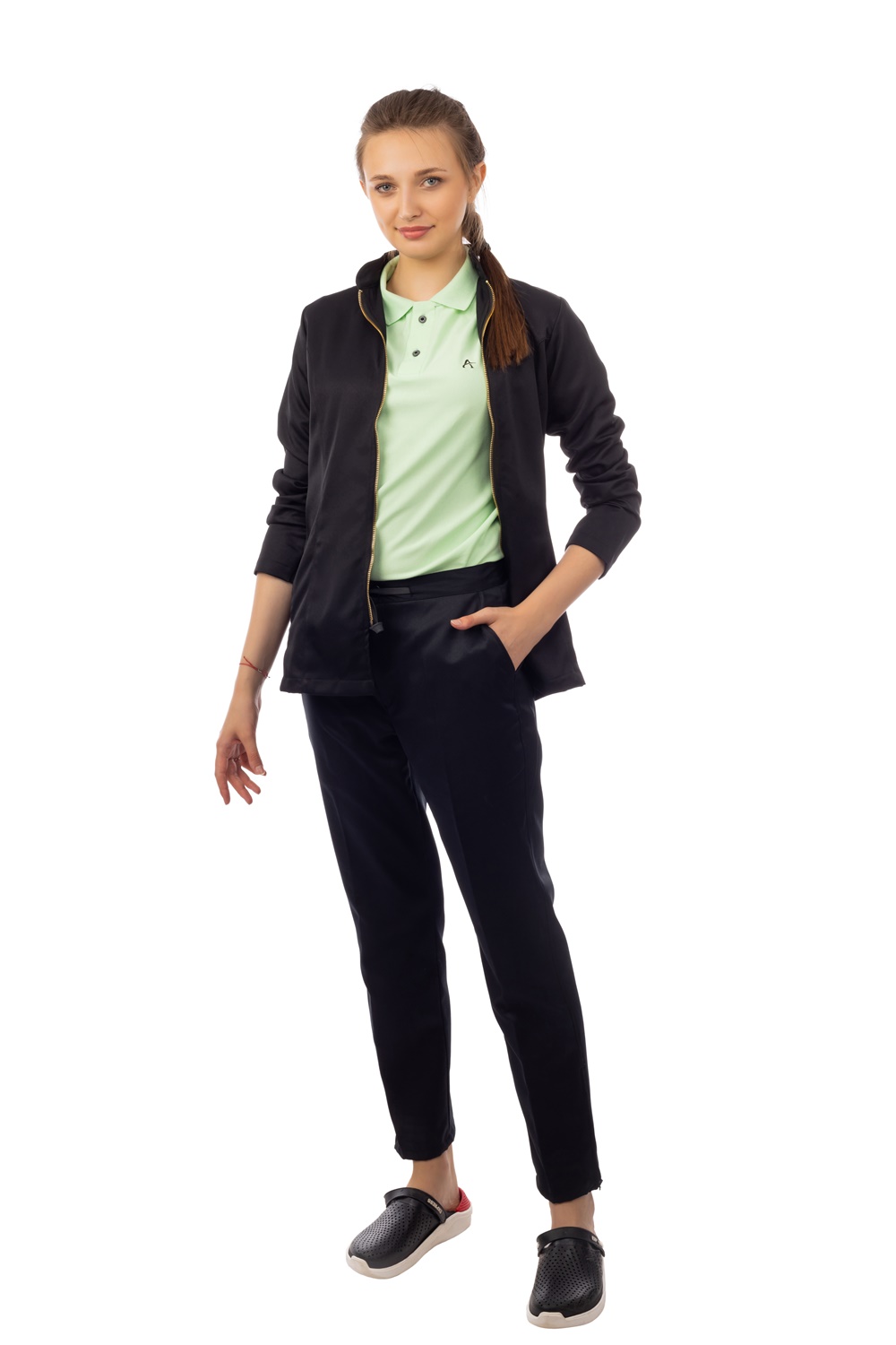 Esthetic Dental Lab Coat  (Female) Apex | DentaCarts | Dental Cart