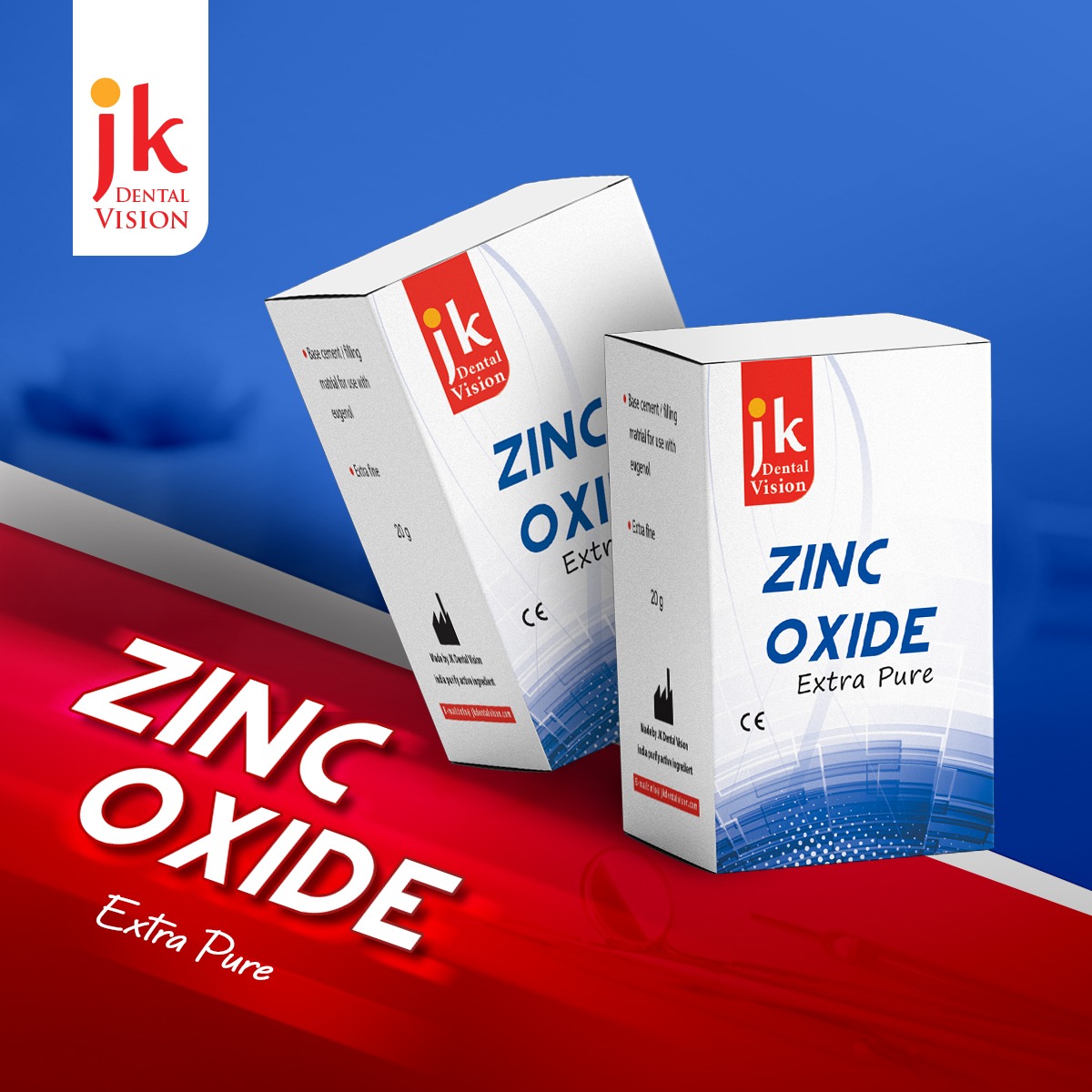 JK ZINC OXIDE POWDER | DentaCarts | Dental Cart