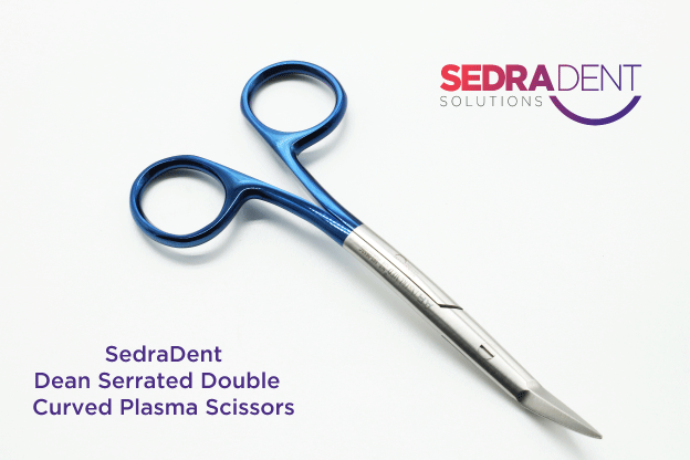 Dean Serrated Double Curved Scissors 13.5 cm | DentaCarts | Dental Cart