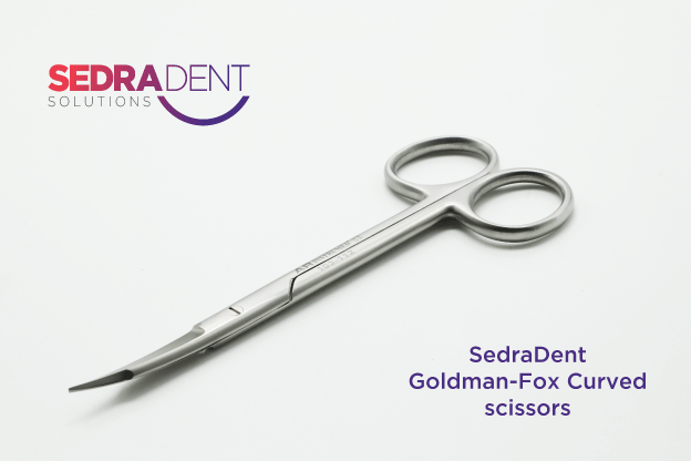 Goldman-Fox Scissors Curved 13cm | DentaCarts | Dental Cart