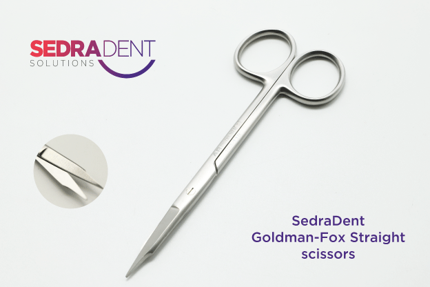 Goldman Fox Scissors Straight 13cm | DentaCarts | Dental Cart
