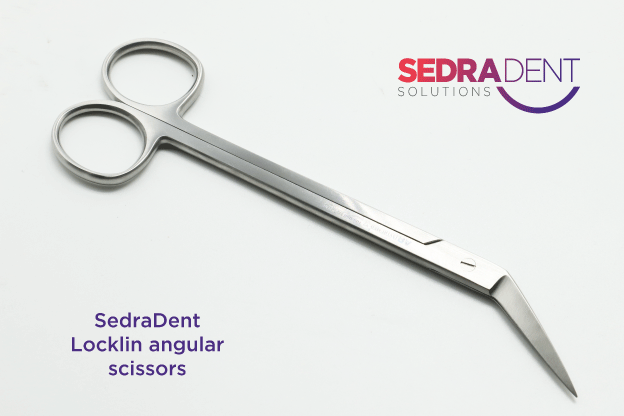 Locklin Scissors Angular 16 cm | DentaCarts | Dental Cart