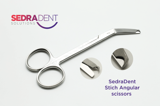 Stich Scissors Angular 11.5cm | DentaCarts | Dental Cart