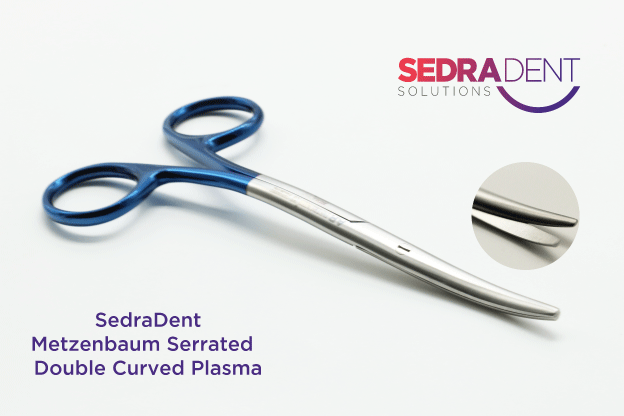 Metzenbaum Scissors Serrated Double Curve 14.5cm | DentaCarts | Dental Cart