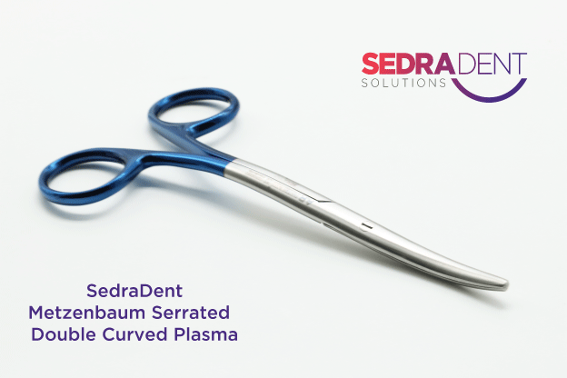 Metzenbaum Scissors Serrated Double Curve 14.5cm | DentaCarts | Dental Cart