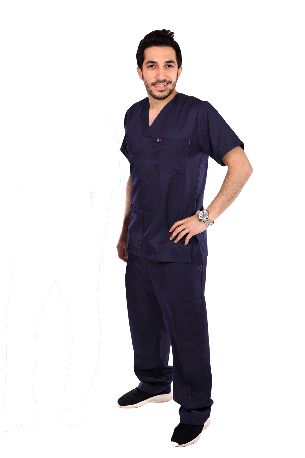 Classic Scrubs (Male) (Apex) | DentaCarts | Dental Cart