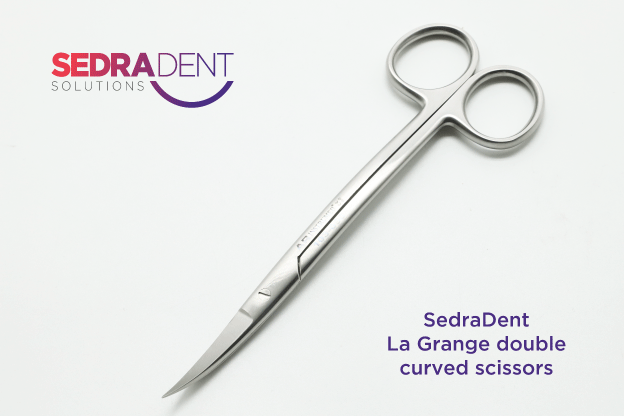 La Grange Scissors Double Curved 14cm | DentaCarts | Dental Cart