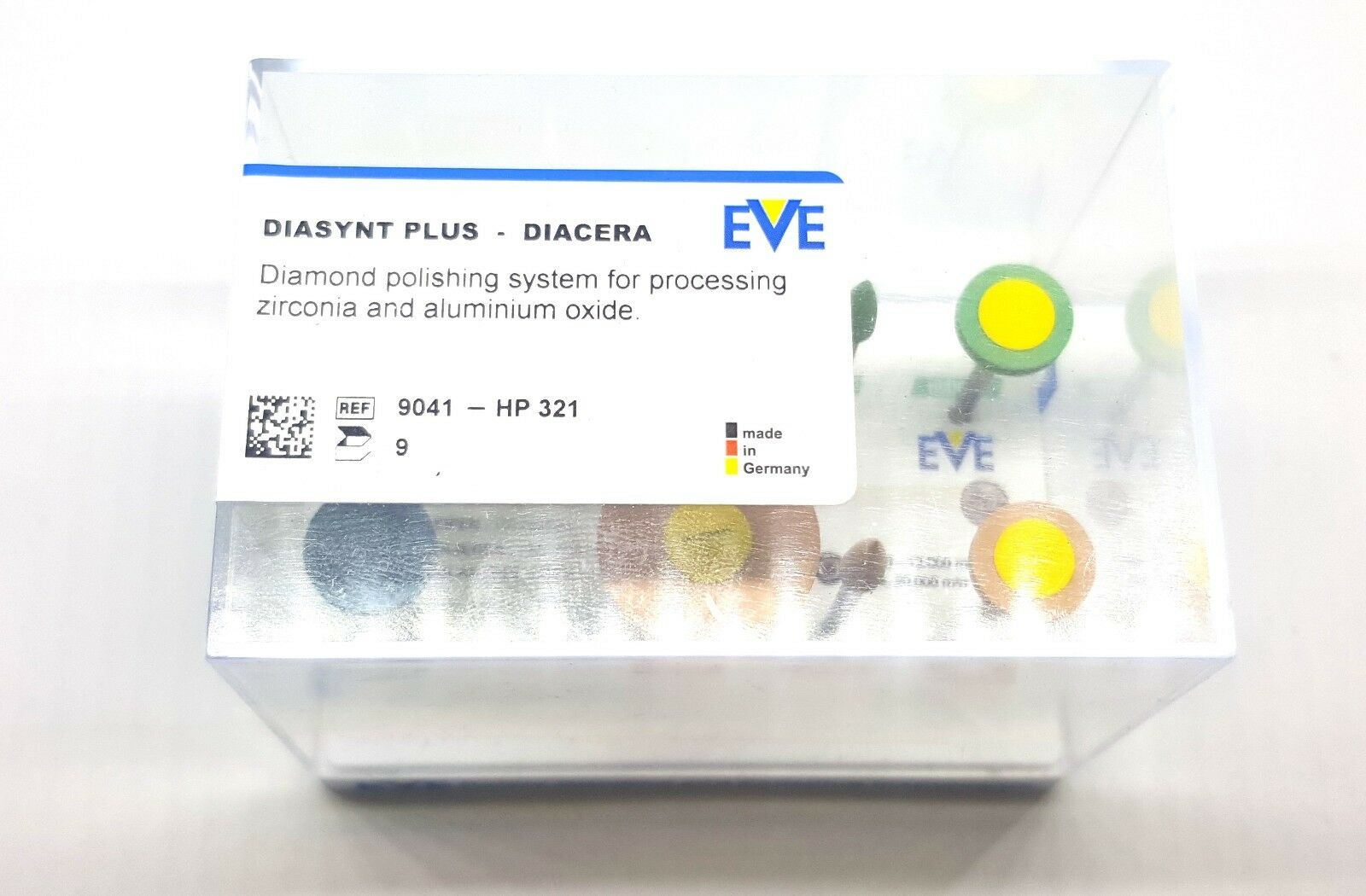 EVE Diasynt Plus Diacera HP 321 set stone 9 pcs | DentaCarts | Dental Cart