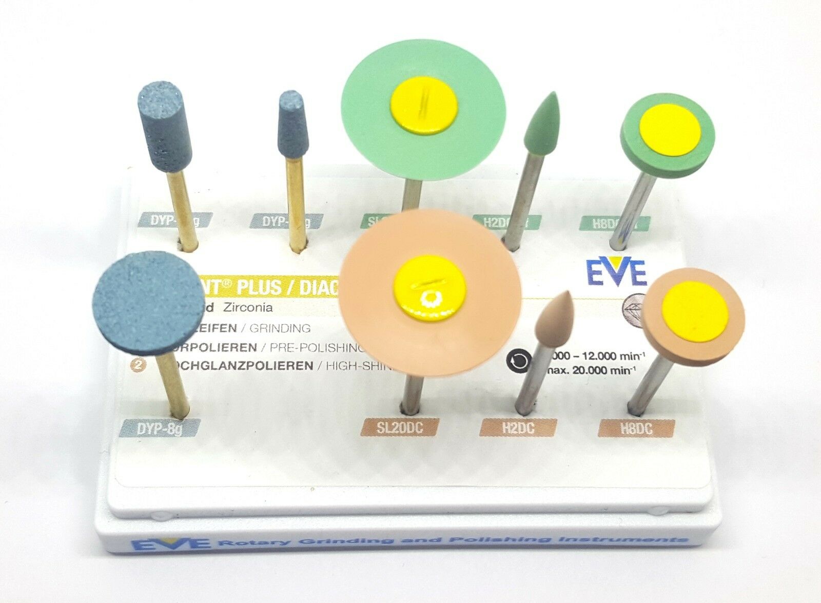 EVE Diasynt Plus Diacera HP 321 set stone 9 pcs | DentaCarts | Dental Cart
