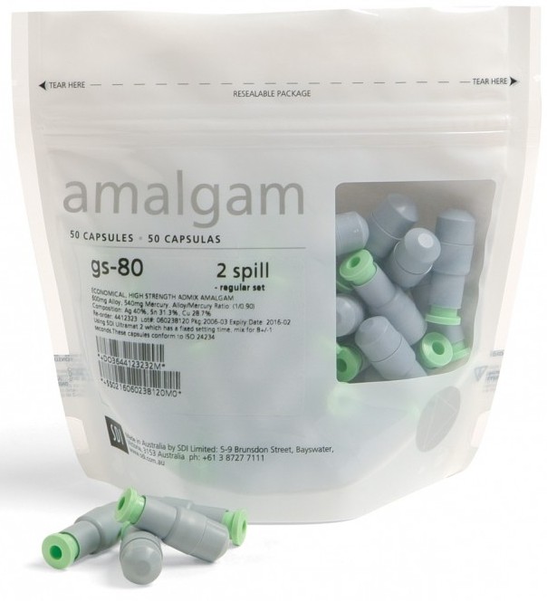 SDI Amalgam gs-80 Spill 2 - 50 capsules | DentaCarts | Dental Cart