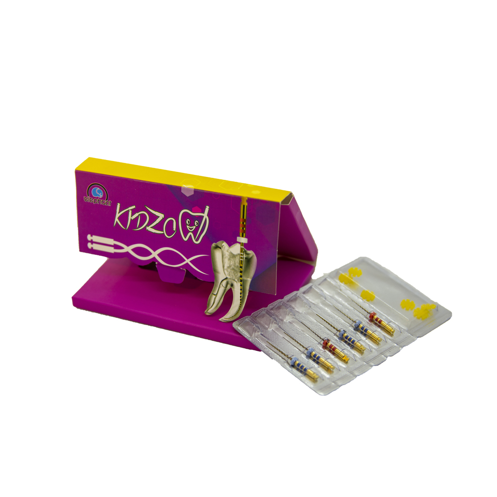Elephant Rotary Files – Kidzo Kit (6 pcs) | DentaCarts | Dental Cart