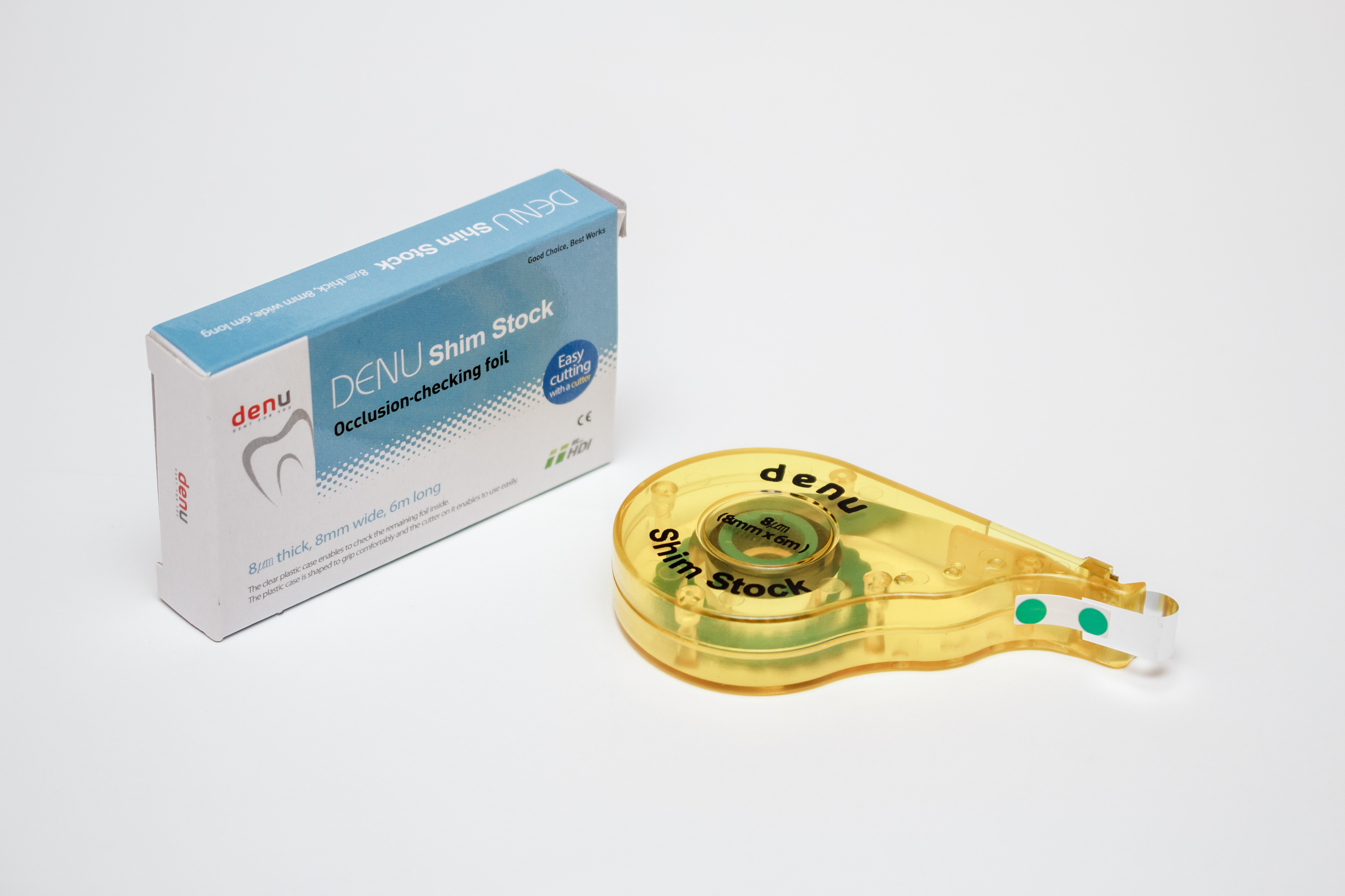 DENU Shim Stock with Cutter (Occlusion Checking Foil) | DentaCarts | Dental Cart
