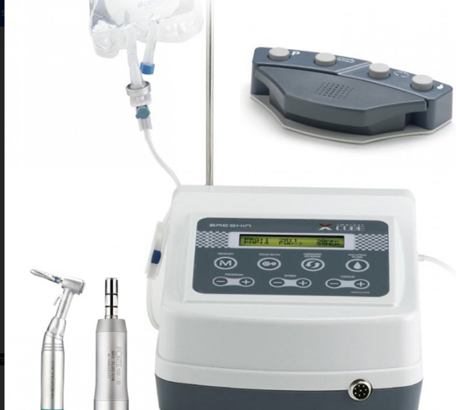 Saeshin X-Cube Dental Implant Surgical Motor System with 20 to 1 Push Button Handpiece | DentaCarts | Dental Cart