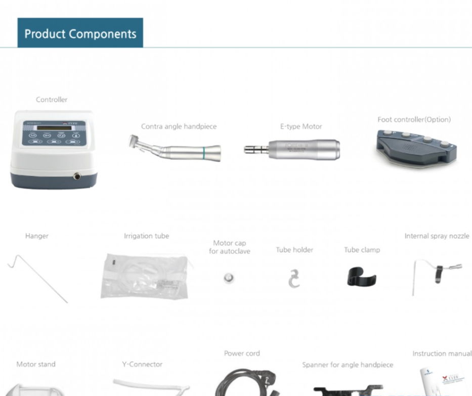Saeshin X-Cube Dental Implant Surgical Motor System with 20 to 1 Push Button Handpiece | DentaCarts | Dental Cart
