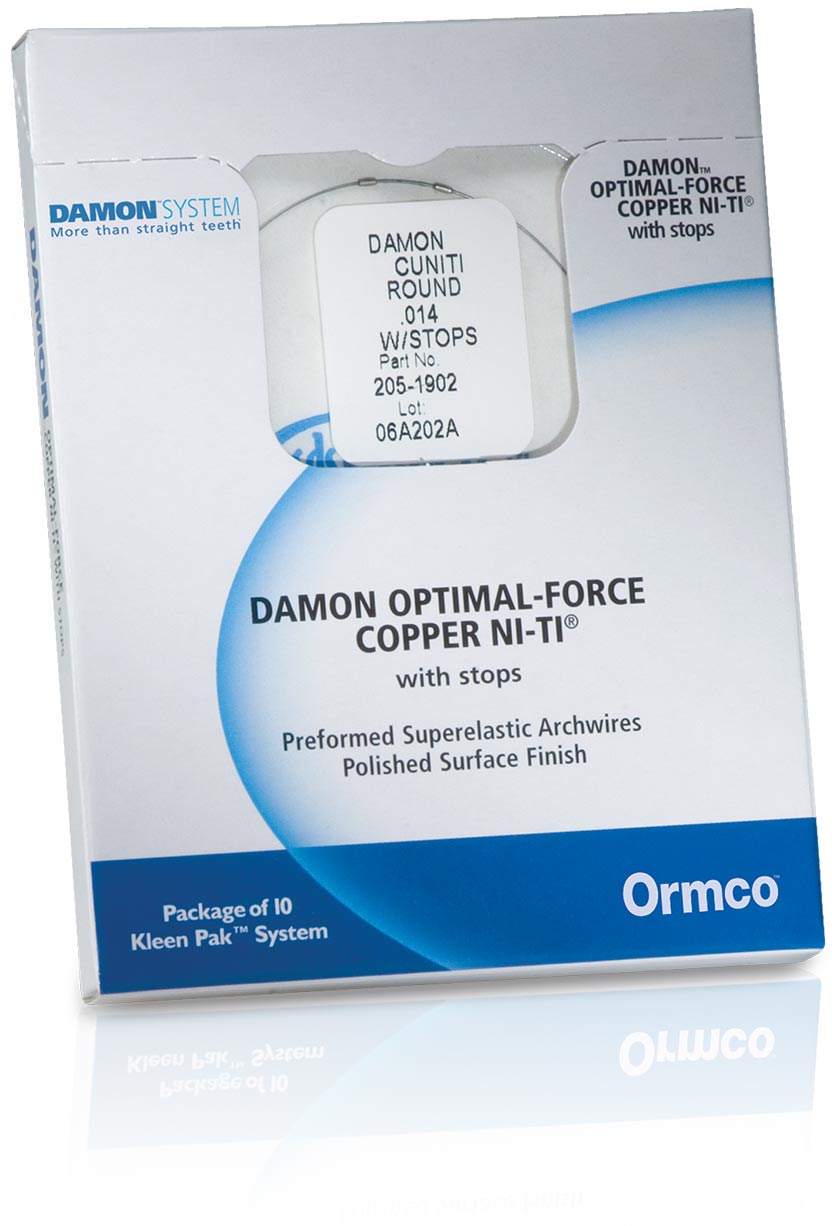 Copper NiTi wire  Ormco | DentaCarts | Dental Cart