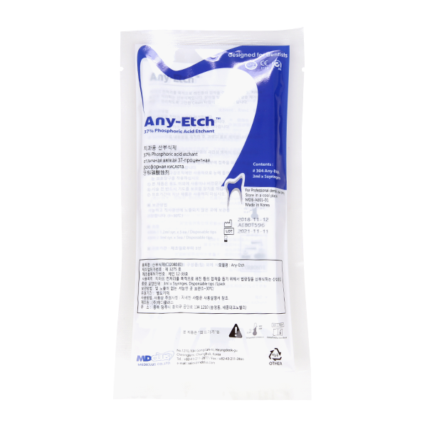 Mediclus Any-Etch 37% (3ml) | DentaCarts | Dental Cart