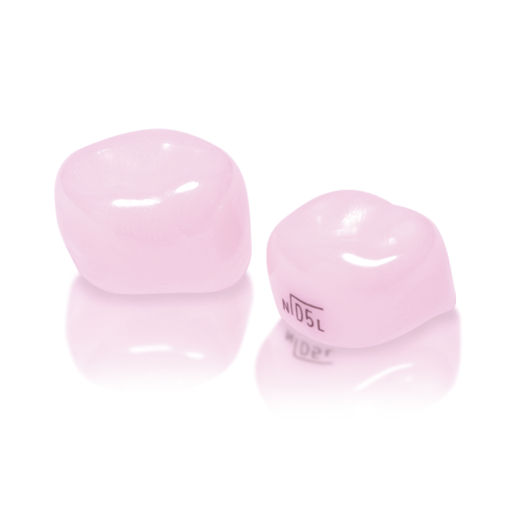 NuSmile Pediatric Try-in ZR Crowns - Primary 1st Molar- Narrow | DentaCarts | Dental Cart