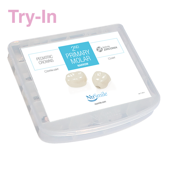 NuSmile Try-in ZR Youth Crowns - 1st Permanent Molar | DentaCarts | Dental Cart