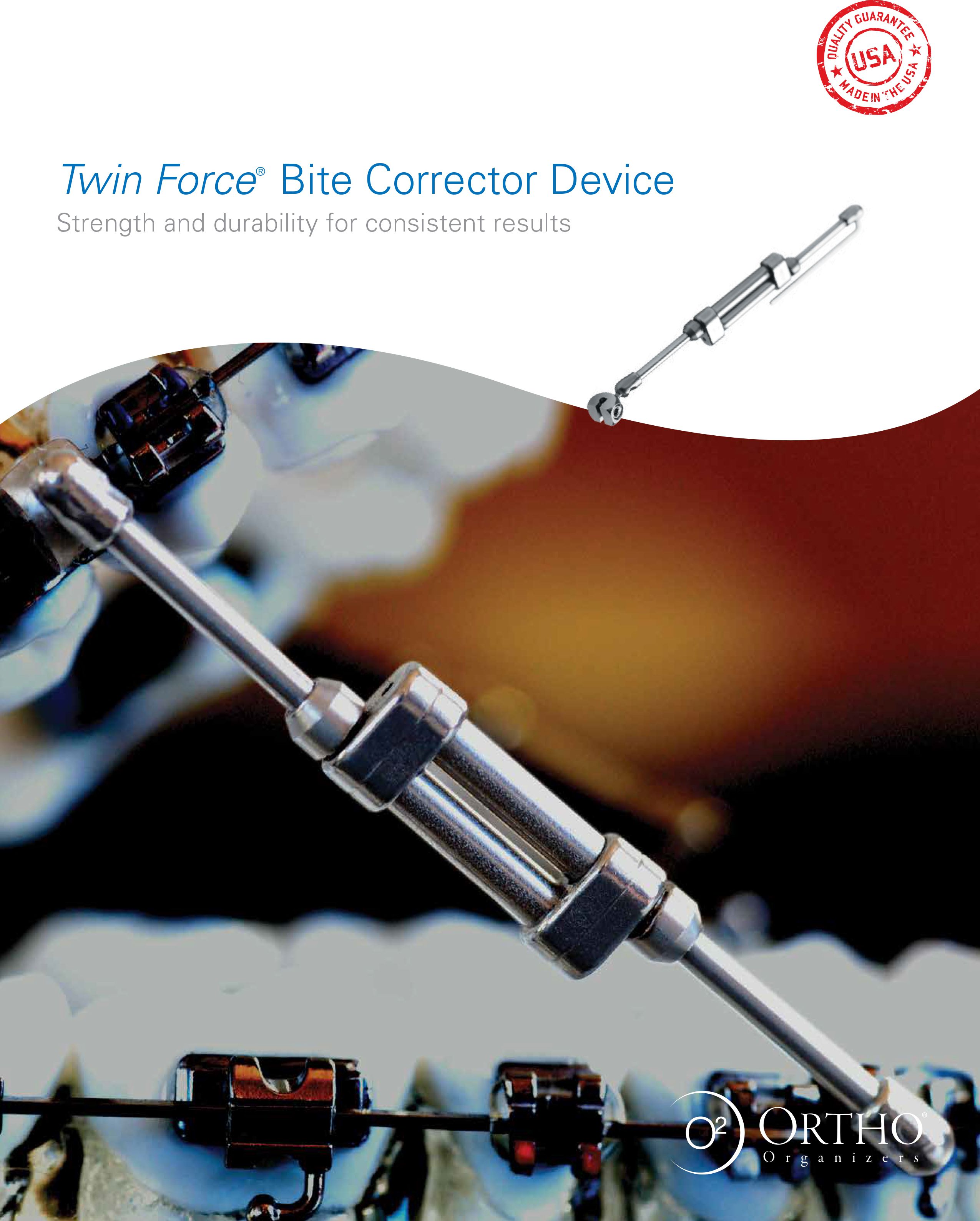 Ortho Organizers Twin Force Bite Corrector Double Lock | DentaCarts | Dental Cart