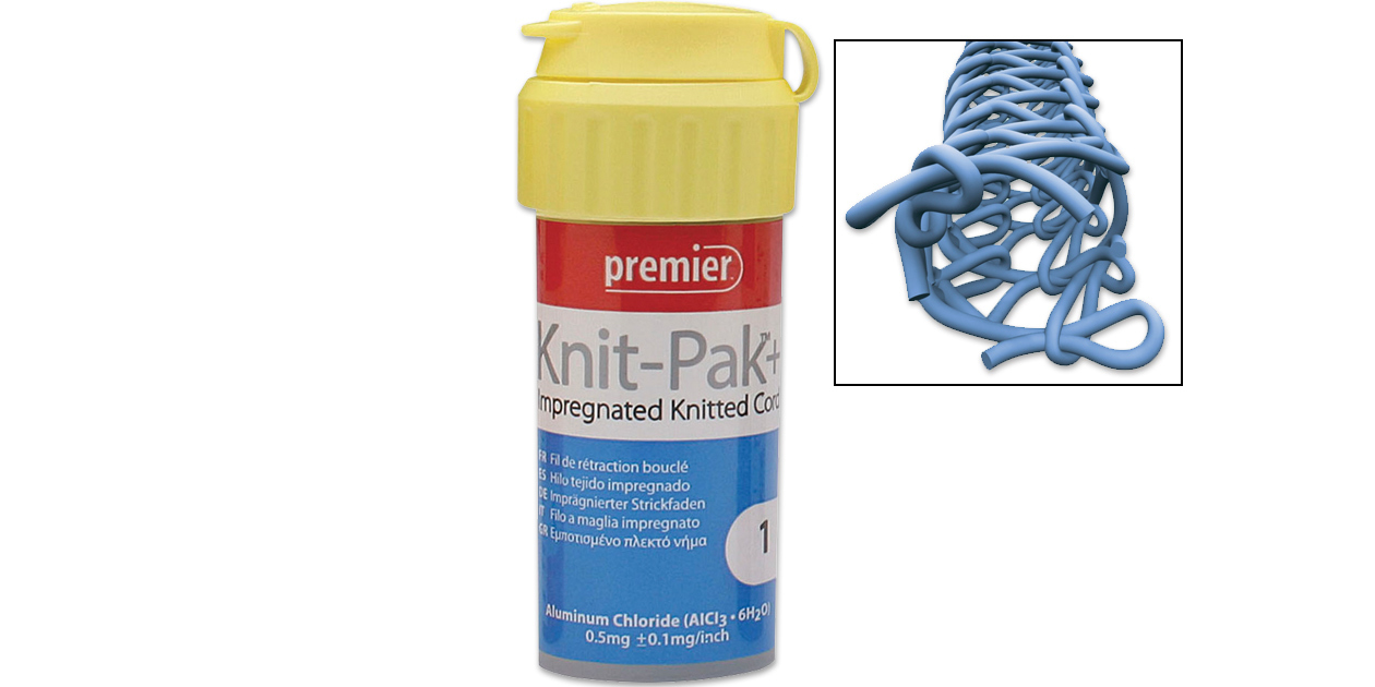 Premier Knit-Pak+ Retraction Cord | DentaCarts | Dental Cart