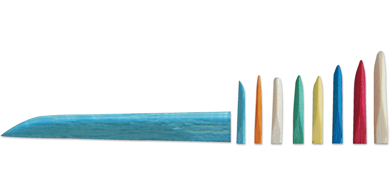 Premier Sycamore Wood Wedges | DentaCarts | Dental Cart