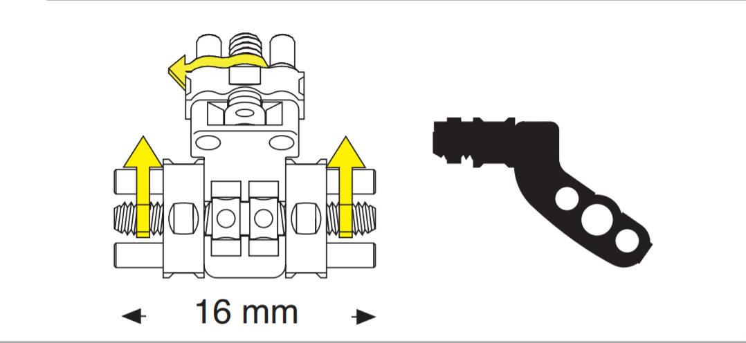 Leone Three Directional Screw Anatomical 16mm | DentaCarts | Dental Cart
