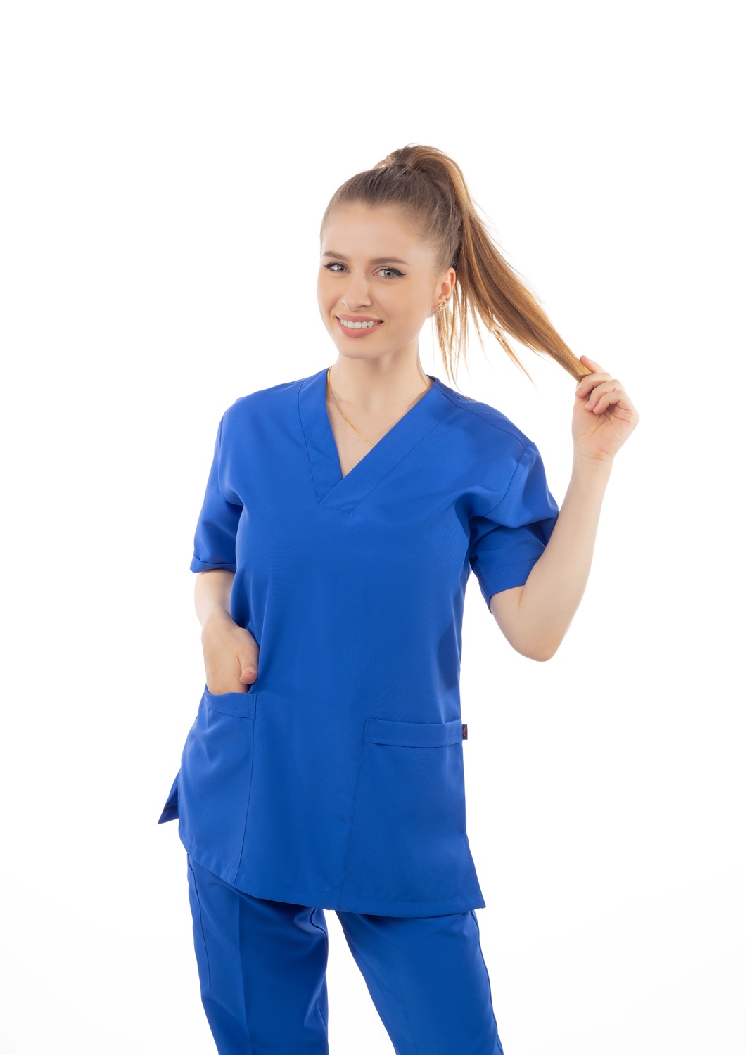 Female Scrubs (V-Shaped neck ) (Apex) | DentaCarts | Dental Cart