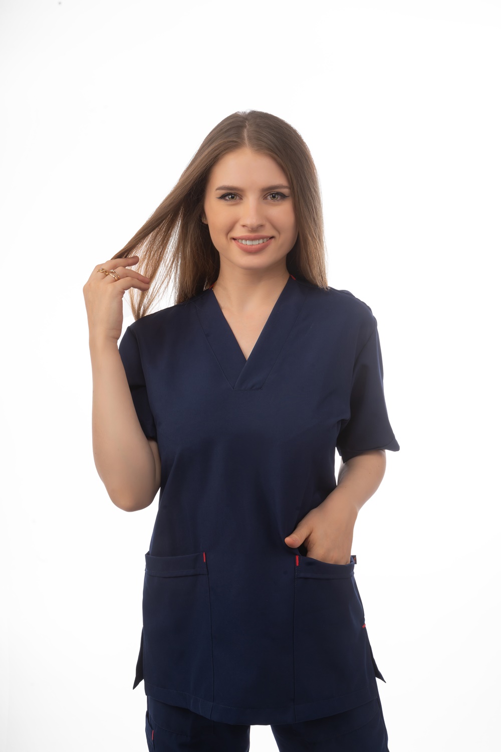 Female Scrubs (V-Shaped neck ) (Apex) | DentaCarts | Dental Cart