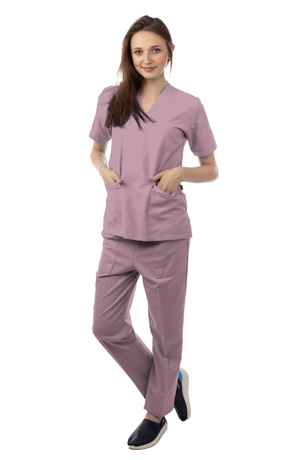 Female Scrubs (V-Shaped neck ) (Apex) | DentaCarts | Dental Cart