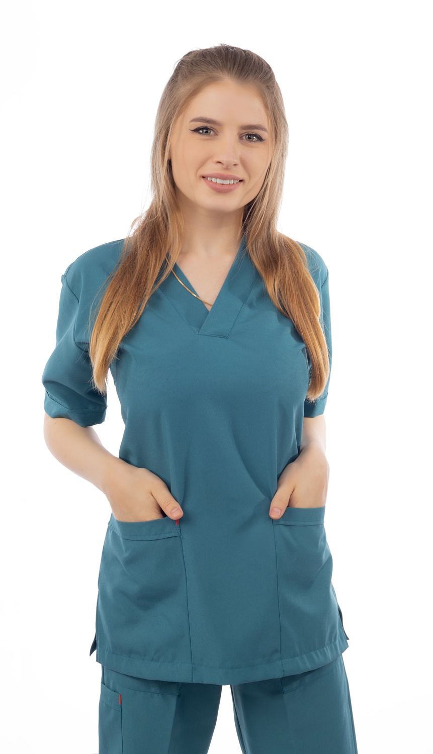 Female Scrubs (V-Shaped neck ) (Apex) | DentaCarts | Dental Cart